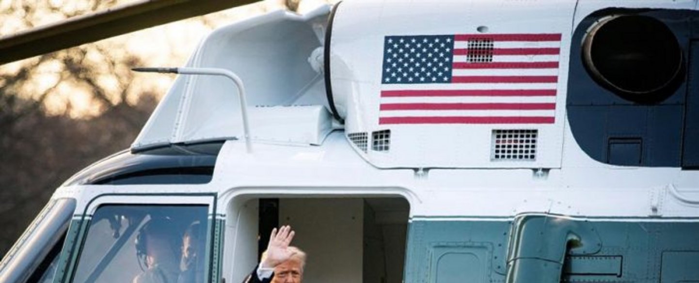 Trump, en su adiós: «Estaremos de vuelta de algún modo» Trump, en su adiós: «Estaremos de vuelta de algún modo»