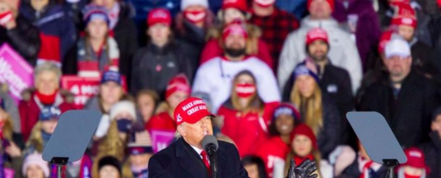 Trump se muestra confiado en la victoria durante la jornada electoral