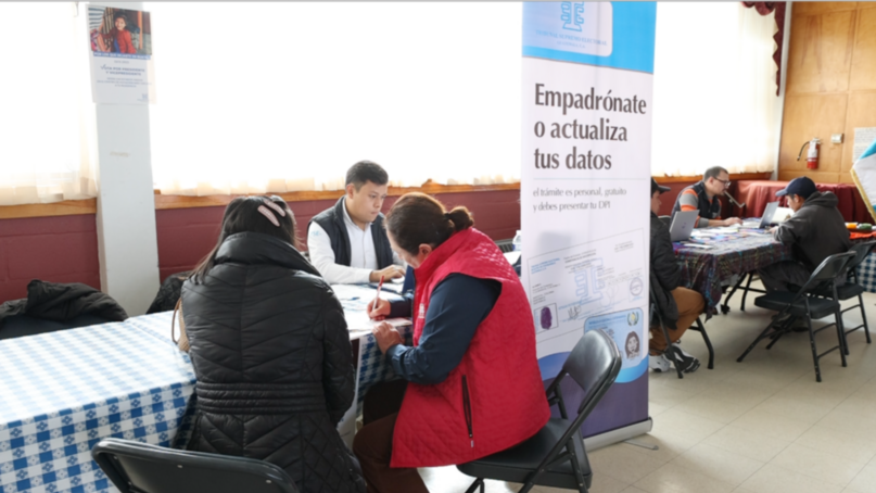 Hay jornada de empadronamiento para las elecciones de Guatemala en EEUU