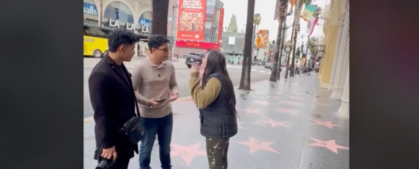 Tiktokers chapines hacen el trend de “soy guatemalteco” en las calles de Hollywood