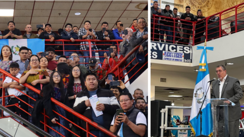 Comunidad inmigrante Guatemalteca en EEUU se reúne con el presidente Arévalo
