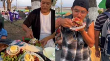 ¡Que delicia! Influencer mexicano se enamora de las enchiladas chapinas
