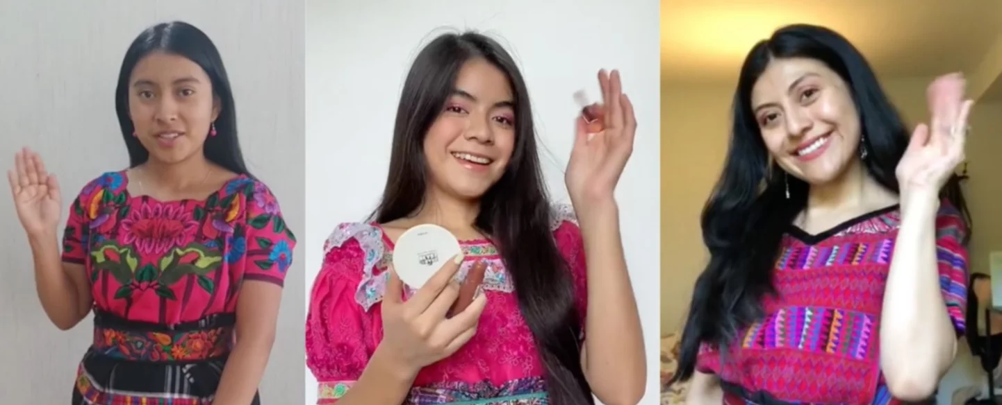¡Que chilero! Guatemaltecas celebran el estreno de la película de Barbie con trajes mayas rosados y se hacen viral en redes sociales