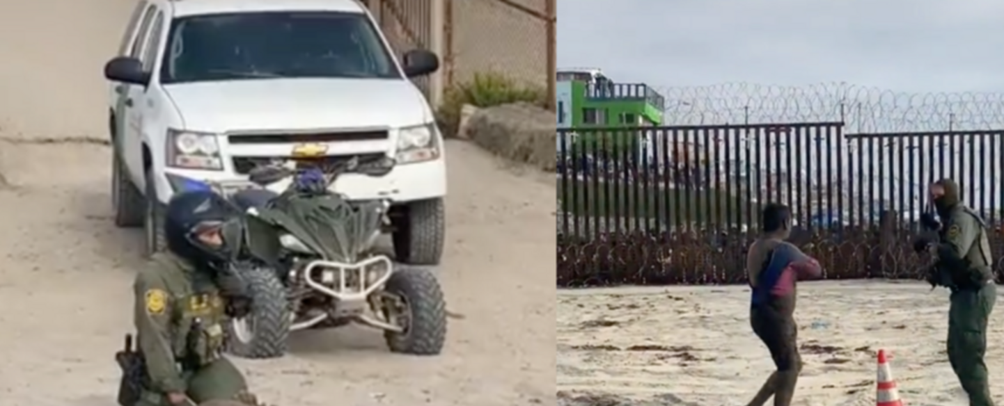 Pelea entre supuesto "coyote" y agente migratorio se hace viral