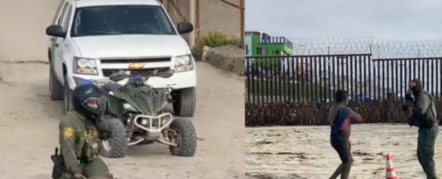 Pelea entre supuesto "coyote" y agente migratorio se hace viral