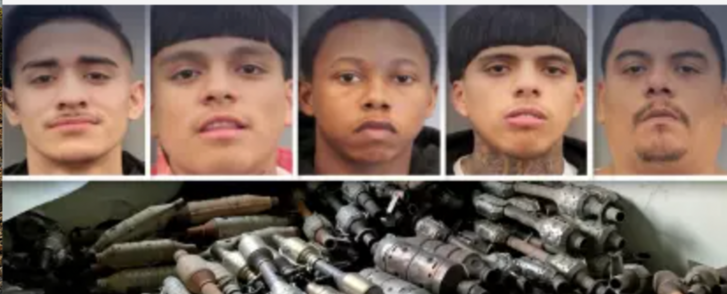 Arrestan a cinco sospechosos por el robo de catalizadores en Texas