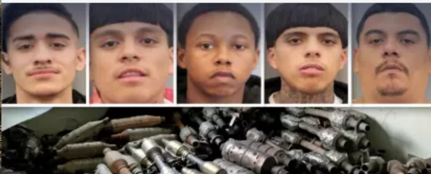 Arrestan a cinco sospechosos por el robo de catalizadores en Texas