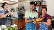 La historia de Anita, la chapina que enseña a cocinar comida maya en inglés