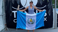 Gabriela Rivera, la chapina que está creando un camino histórico en el tenis guatemalteco