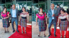 Mira cómo el “Pin Plata” baila marimba con unas chapinas en EEUU