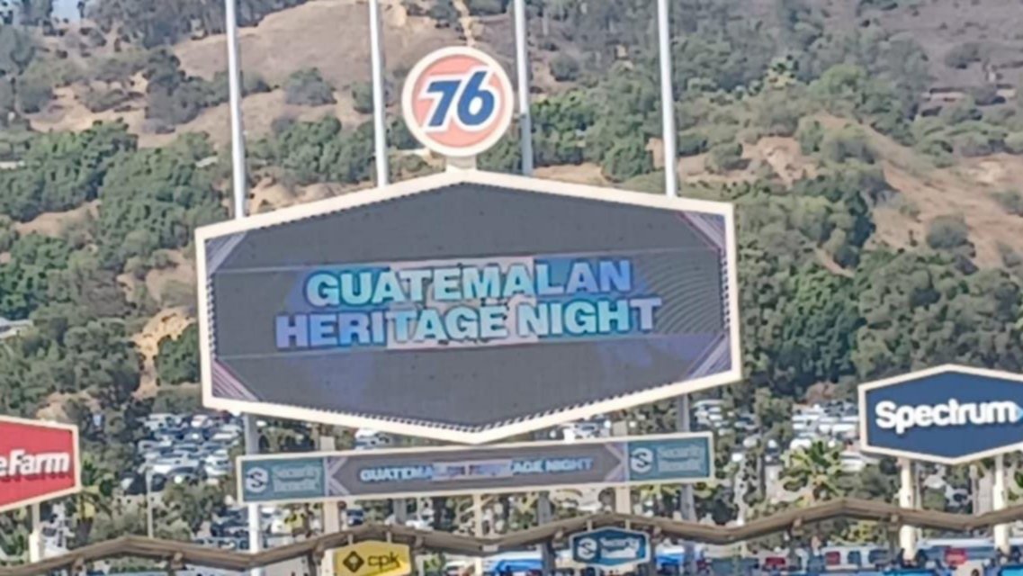 Guatemala, estrella en el estadio de los Dodgers