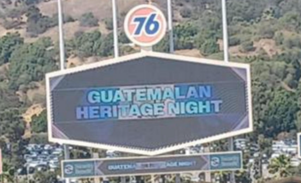 Dodgers de Los Ángeles le dedicaron el partido a Guatemala, septiembre 2022