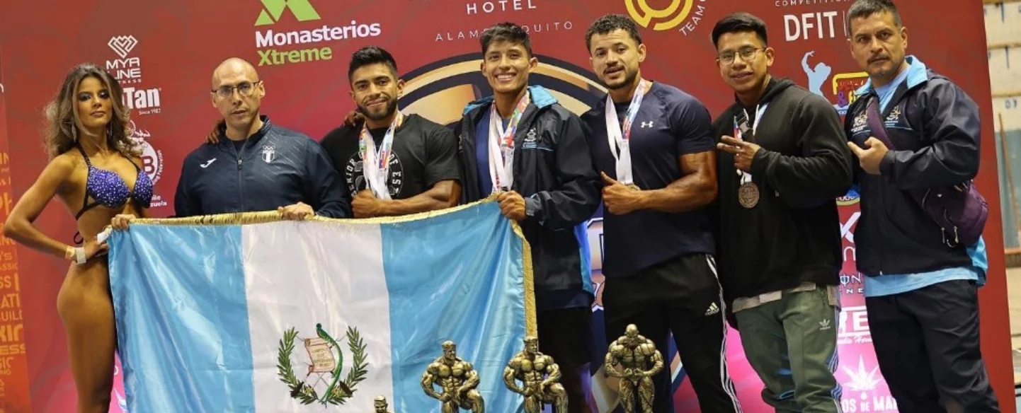 ¡Que pilas! Chapines conquistaron 11 medallas en el IFBB Classic Physique of America Cup 2023