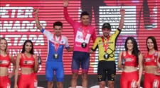 Doriam Monterroso, el mejor guatemalteco en la primera etapa de la Vuelta Ciclística