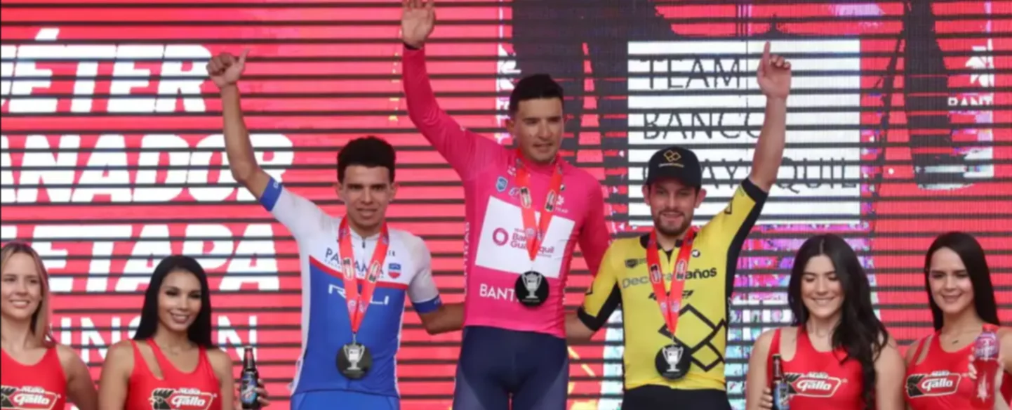 Doriam Monterroso, el mejor guatemalteco en la primera etapa de la Vuelta Ciclística