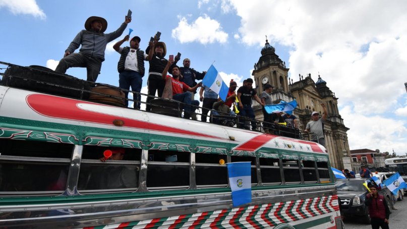 Foto: Se cumplen 10 días de bloqueos en Guatemala 