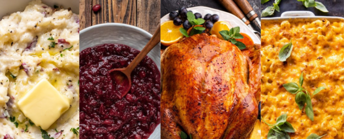 Estos son los elementos más populares en la cena de Thanksgiving