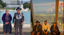 Abuelitos sololatecos cumplen el sueño de visitar a sus hijos en EEUU