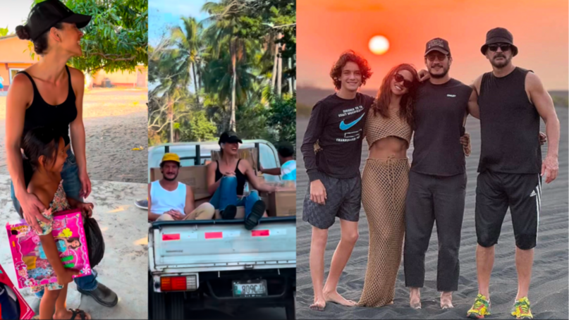 La familia Arjona deja su vida de estrellas y se convierten en “Santa Claus” en Guatemala